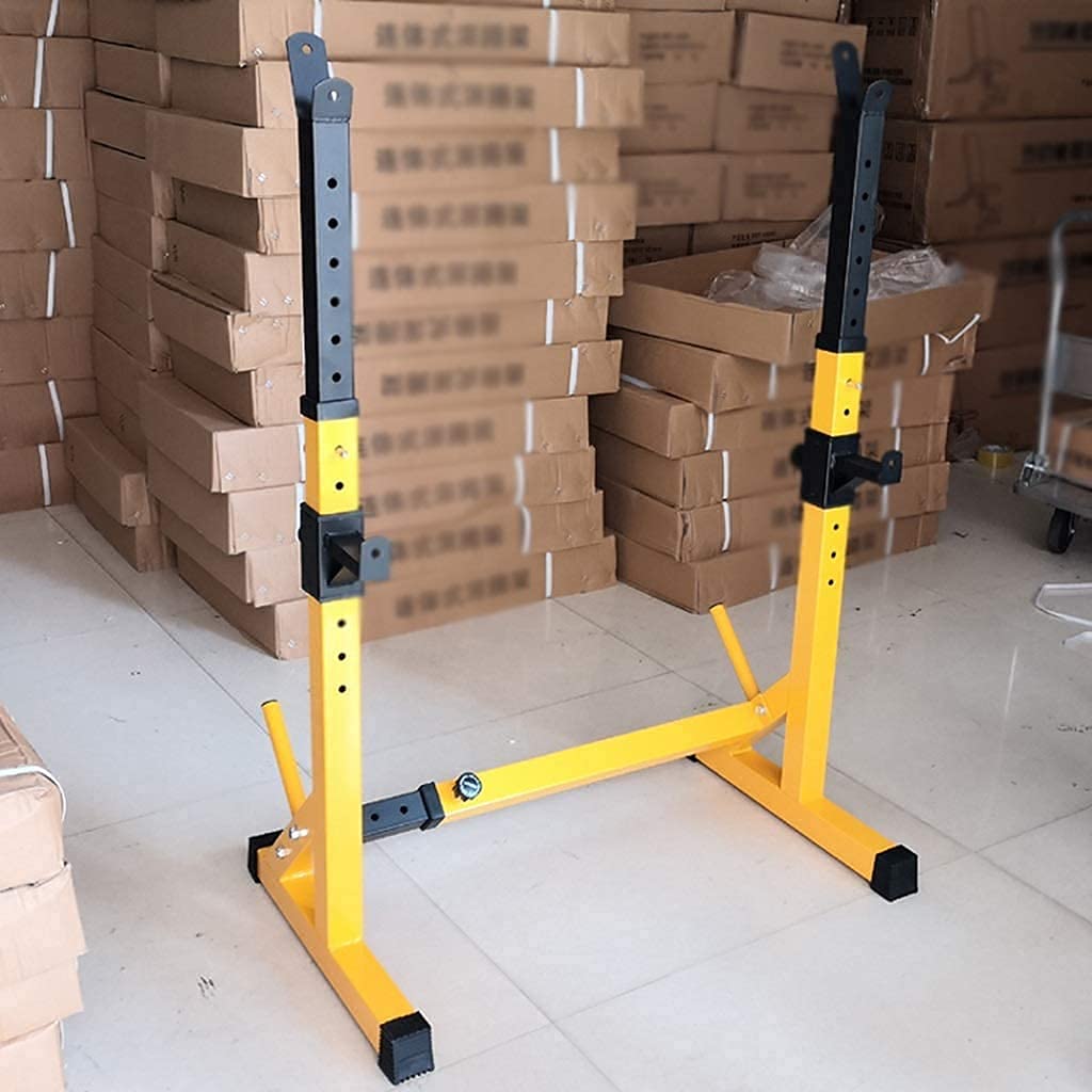 Rack per Squat Multifunzionale, scaffale per Allenamento di Forza per Palestra Interna, Rack per bilancieri da Uomo, Solo Vendita di scaffali per Squat Rack