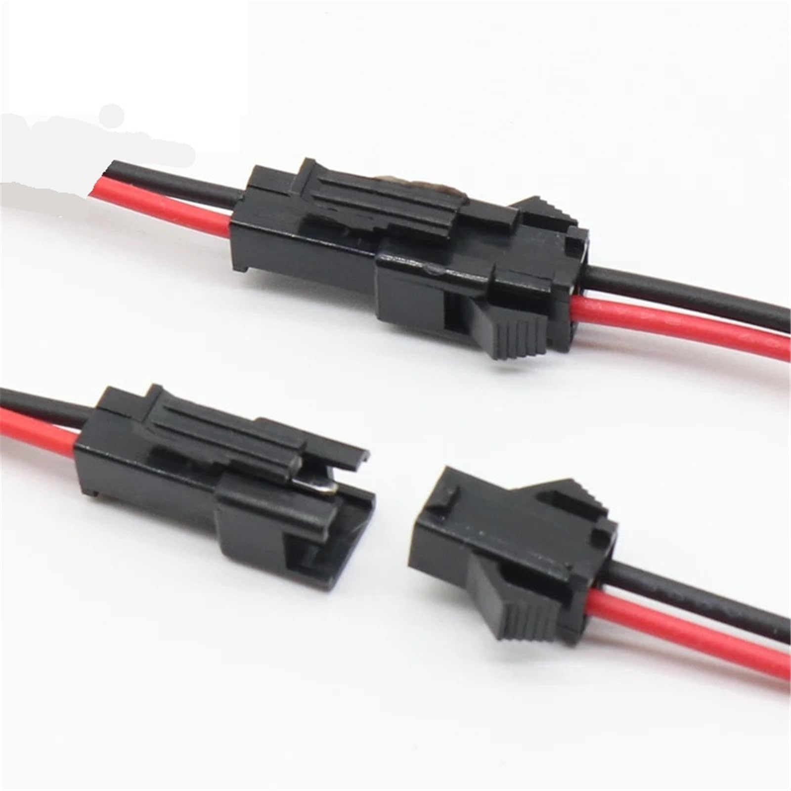 Conector JST SM de 2 pines macho a hembra de 15 cm para cableado de tiras LED 5