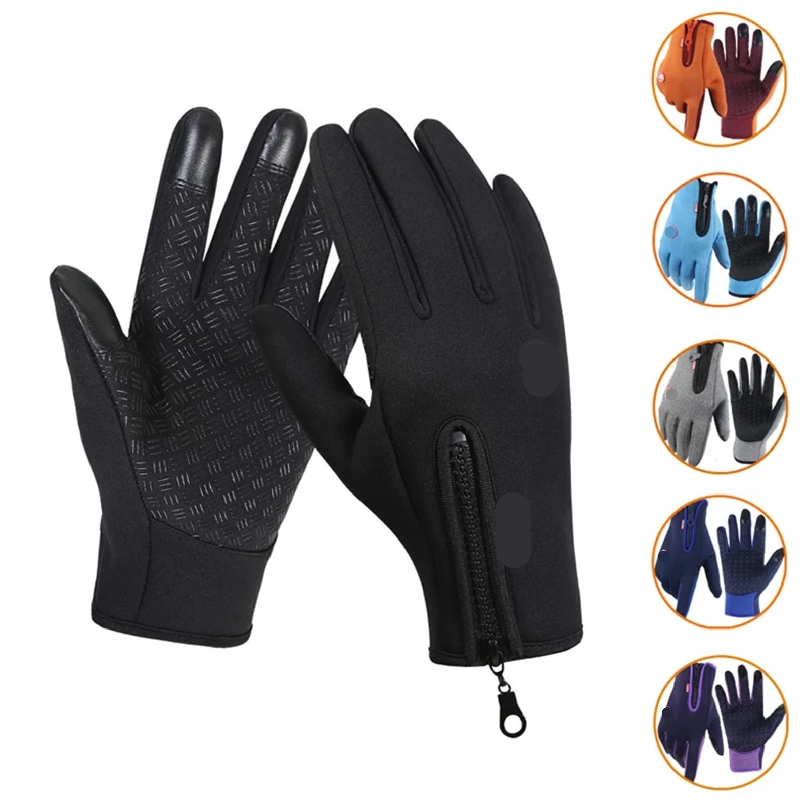1 paio di guanti invernali for uomo donna caldi ciclismo all'aperto guida arrampicata freddi antiscivolo antivento Per Arrampicata