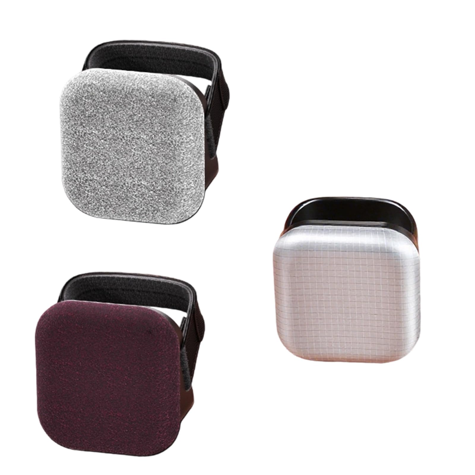 Pack of 5 Stable Caster Pads Plastic Pad Offer Noise Reduction & Slip Prevention Compatible for Multiple Chair Styles Office Casters