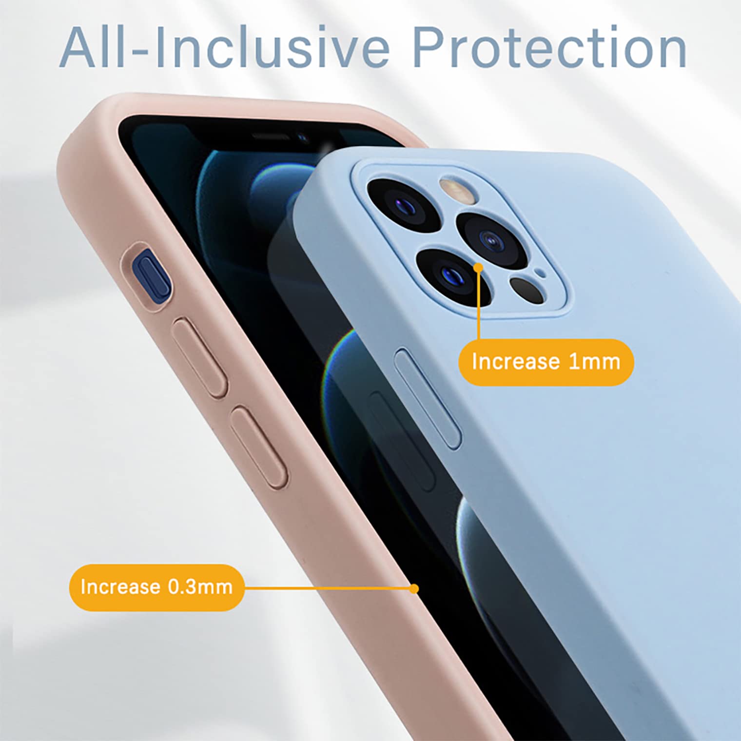 Custodia Con Cordino Per IPhone 12 Pro Max - Cover Tracolla Regolabile E Girocollo In TPU E Silicone - Nero