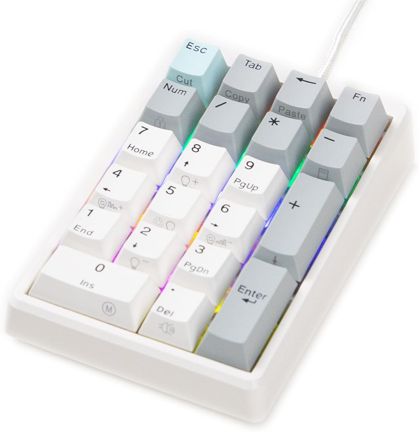 Amazon | NiZテンキー EC21-1M 【バックライト付き】21キー 有線 数字