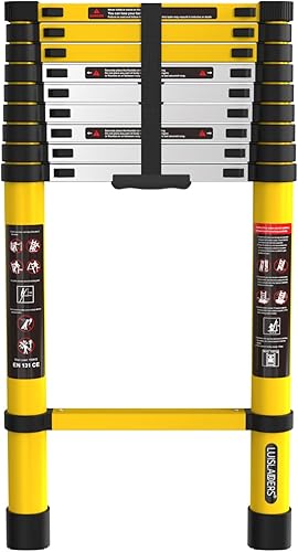 Miniatura 8 de Luisladders - Escalera telescópica extensible multiuso antideslizante y antipinzamiento