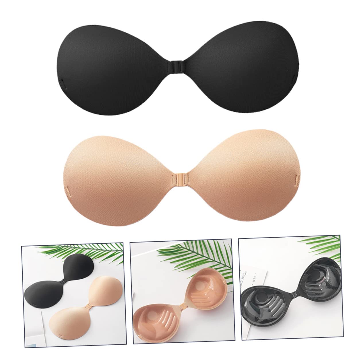 LIFKOME Pegatinas de sujetadores sin espalda sujetadores sin tirantes para wedding dress push up bra sujetador de para el vestido sujetador adhesivo