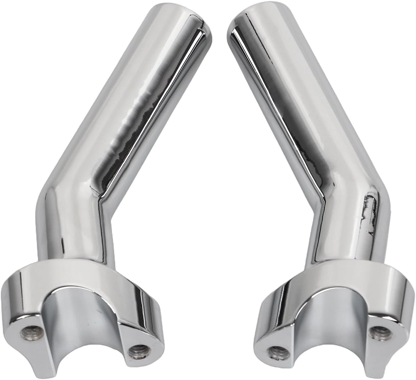 Black Motorcycle 4 1/2" Pullback Handlebar Riser for Harley, 4.5 inch Handlebar Risers Universal for 1 inch Handlebar Dyna Sportster 883 Softail