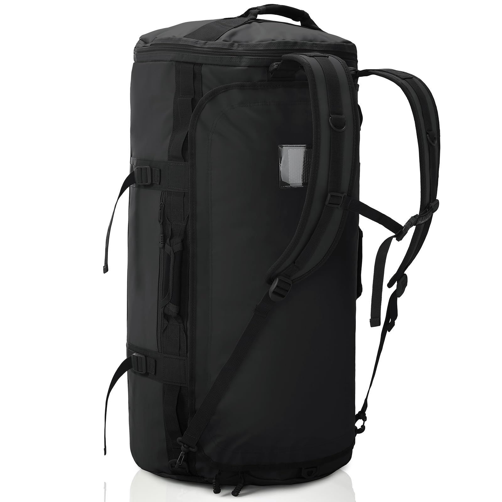 Haimont Large Duffle Backpack Bag for Men, Long Travel Duffel with Backpack Straps, Heavy Duty Back Packs with Shoes Compartment, Water-resistant, 90L