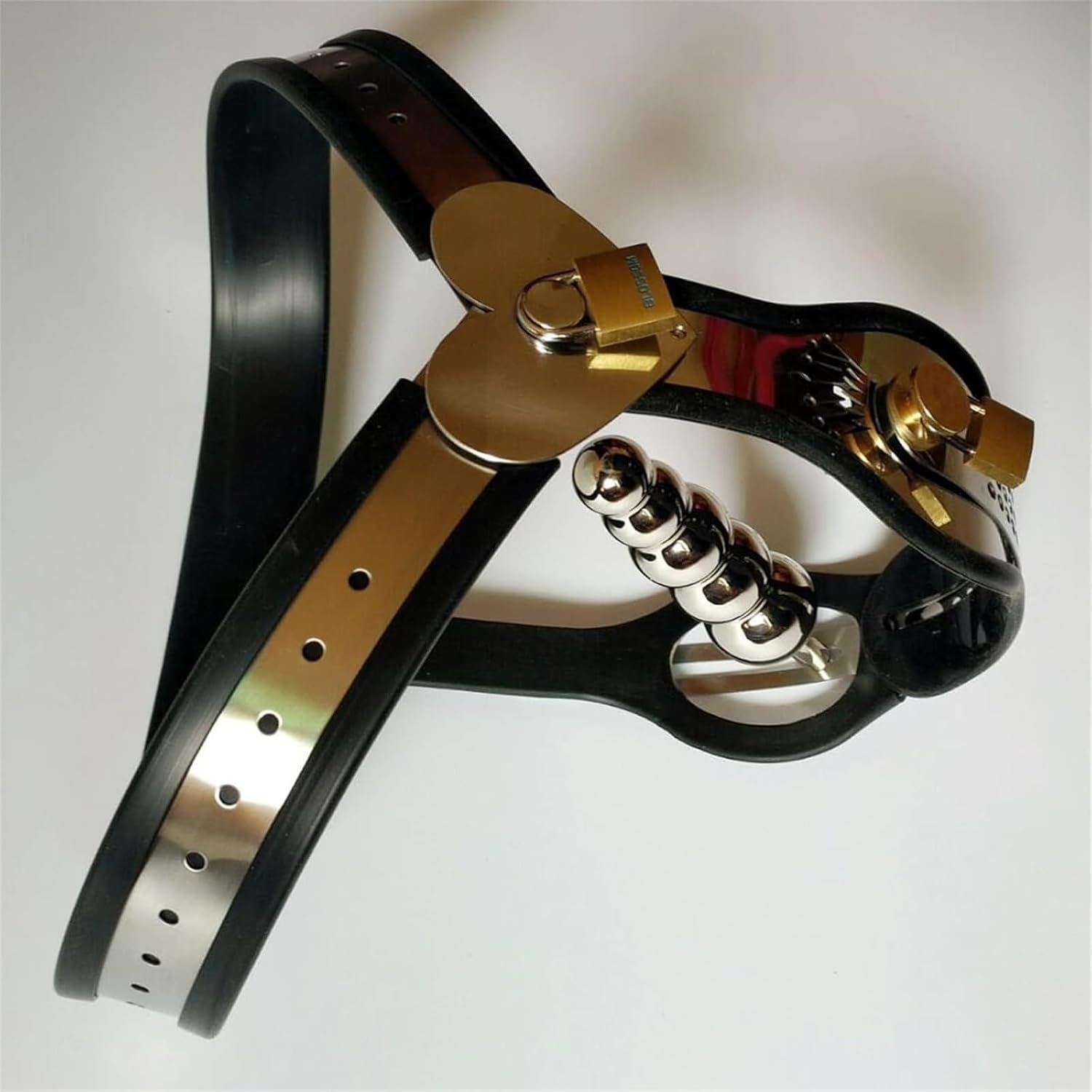 Chastity Belt for Women with Anal Plug, BDSM Bondage, Stainless Steel Chastity Belt, Restraints for Female Sex, Invisible Sexy Panties, Chastity Device, Fetish Slave Sex Toy for Women