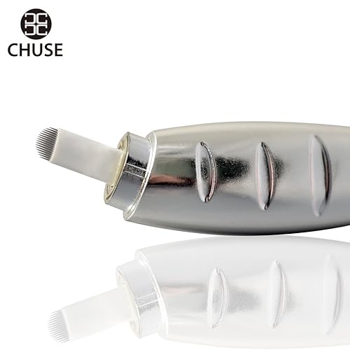 Miniatura 6 de CHUSE M66 Microblading - Herramientas desechables  Paquete de 5 piezas de 12 bolígrafos de microblading de 0.010 in  Suministros de microblading