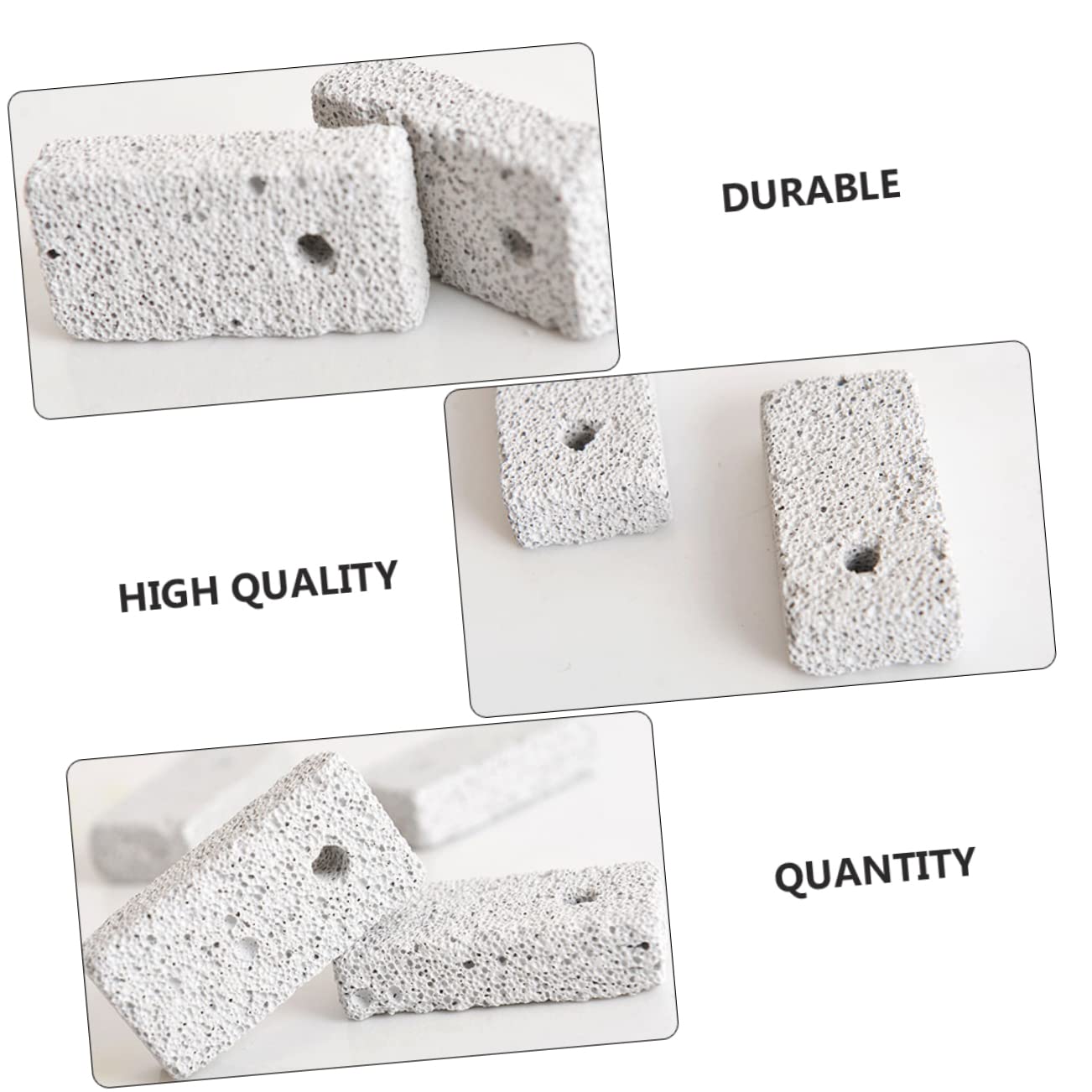 BESPORTBLE 120pièces Molar Stones pour Petits Animaux De Pierres à Mâcher pour Hamsters Cochons Et Chinchillas pour Usure Animal