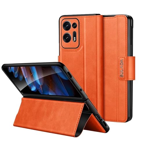 Huawei Mate XS2�t���{�f�B�P�[�X�A���U�[�t�H���I�t���b�v���C�X�����t�H���J�o�[�A�q���W�ی�+�L�b�N�X�^���h�t���ϏՌ��ی�P�[�X�ƌ݊���������܂��B(Orange)