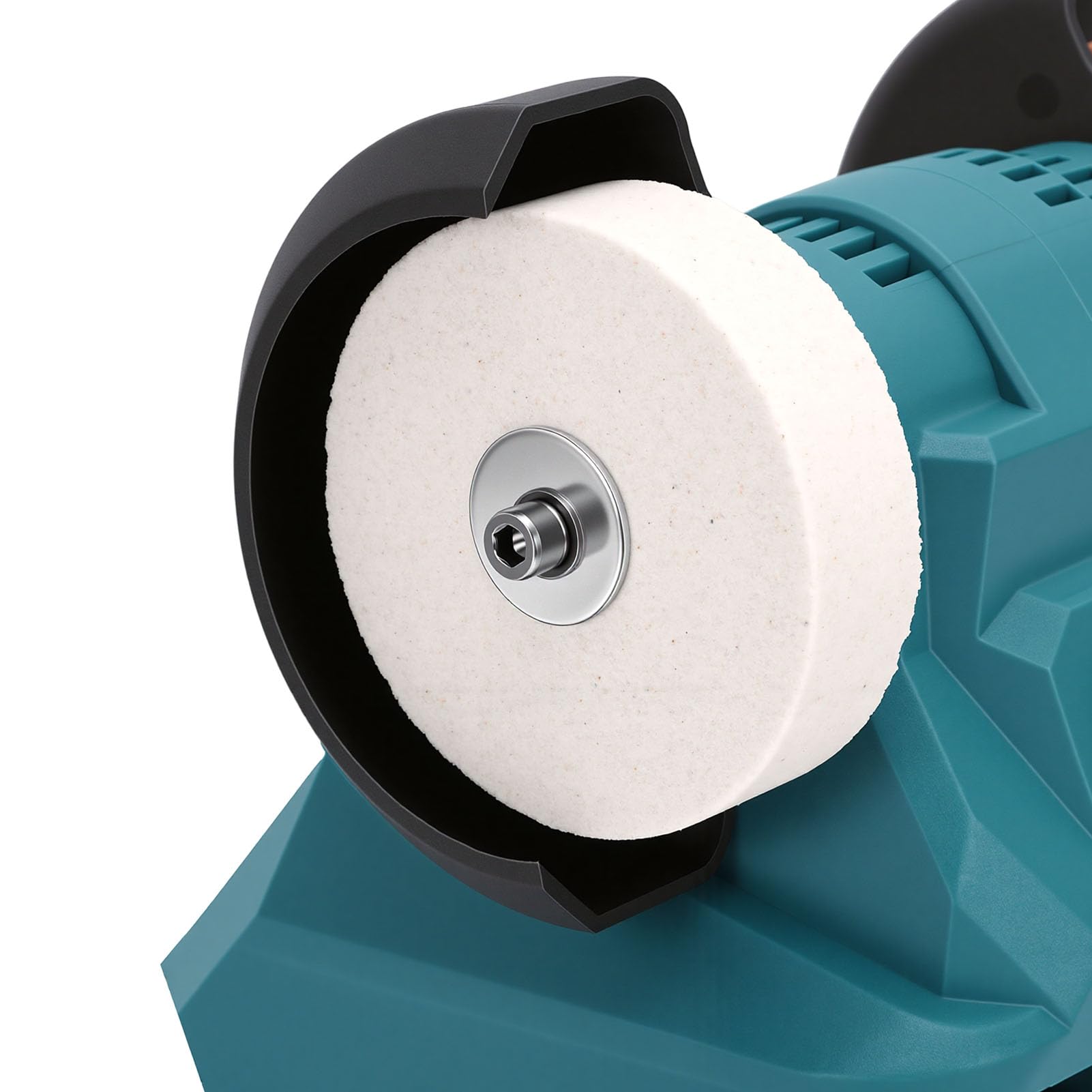 Sxhlseller Mini Smerigliatrice da Banco per Batterie BL1815-BL1890, Affilatrice per Metalli Senza Fili con Motore da 150 W, velocità 5500 Giri/min e 2 Mole in Corindone Marrone da 70 Mm