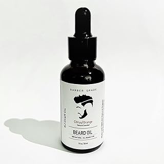Beard Oil 1oz â€“ SJ Craft Co Beard Oil Mustache Oil - Natural Scented â€“ Quick Absorption - All Natural Beard Oil and Mustache Oil â€“ Citrus Orange - Leave in Conditioner