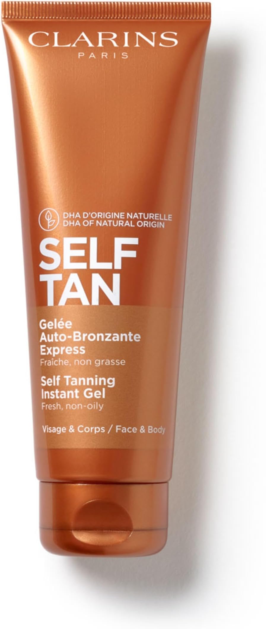 Clarins Self Tanning Instant Gel 125ml | Fast-Drying, Streak-Free Bronzing Gel for a Natural, Radiant Glow
