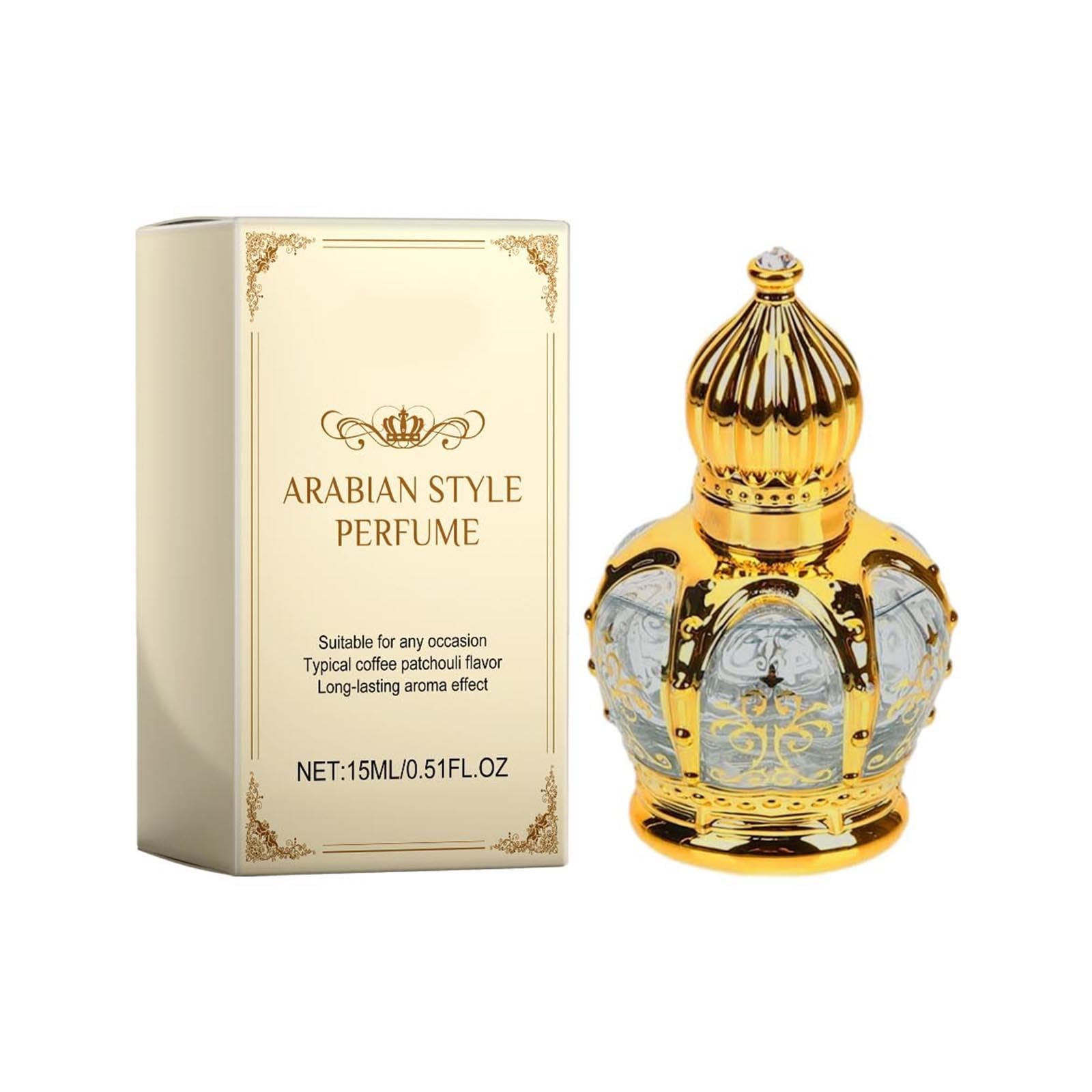 Pagoda Perfume,Arabic Eau de Parfum,Gold Arabian Concentrated Perfume Oil,Arabian Perfume Oil for Women,Luxury Products From Dubai,Long Lasting Addictive Personal Perfume Oil