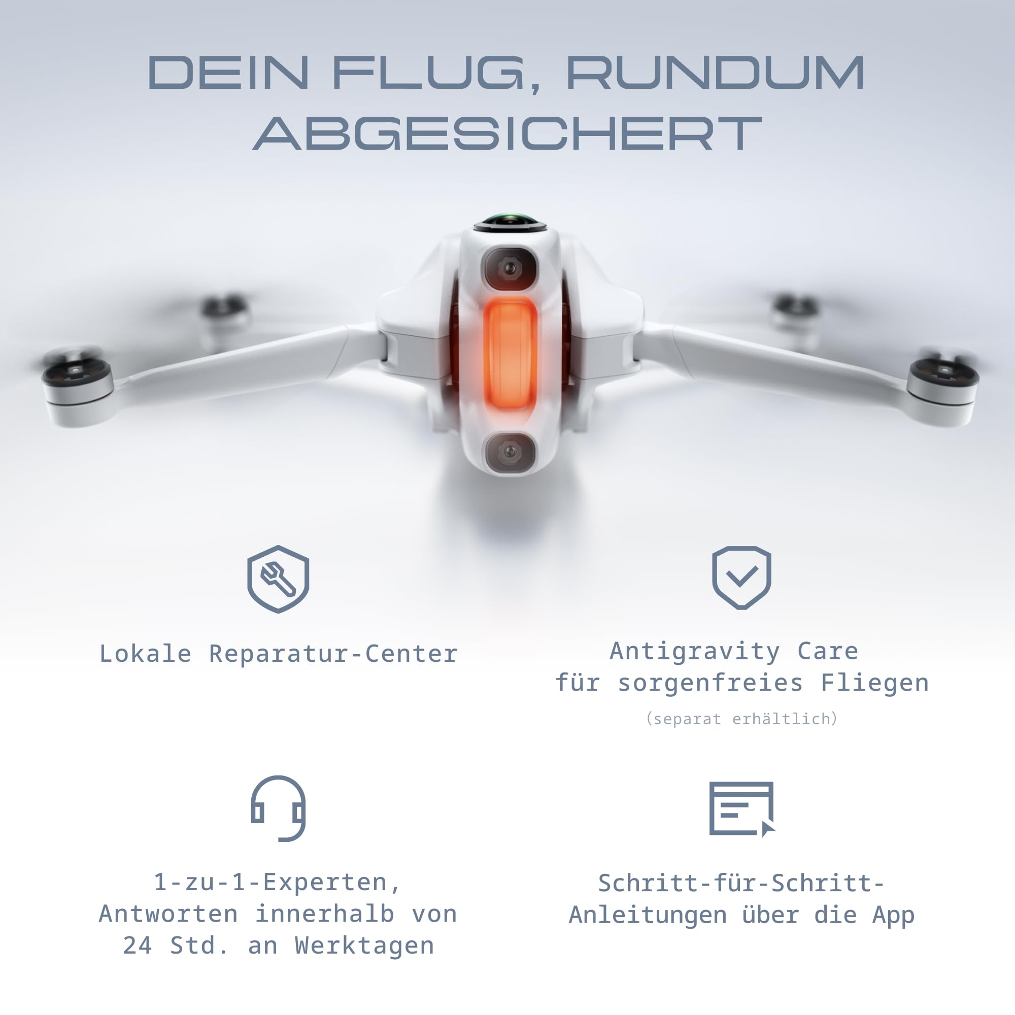 Antigravity A1 Explorer-Bundle (3 Akkus) – 8K 360°-Drohne für immersives Fliegen, Point-to-Fly-Steuerung, Hindernisvermeidung, 249 g & klappbar, Deep Track, Auto-Rückflug, 10 km Reichweite, Auto-Edit