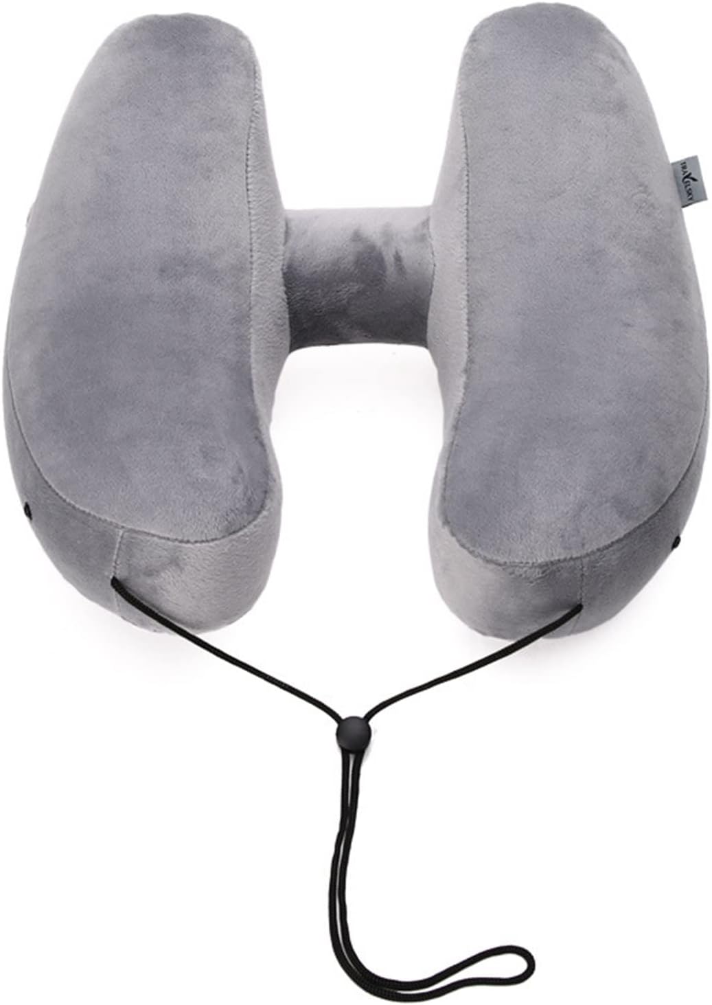 Travel pillow H Shape Inflatable Travel Pillow Folding Lightweight Nap Neck Pillow Car Seat Office Airplane Sleeping Cushion Pillow(Gray)