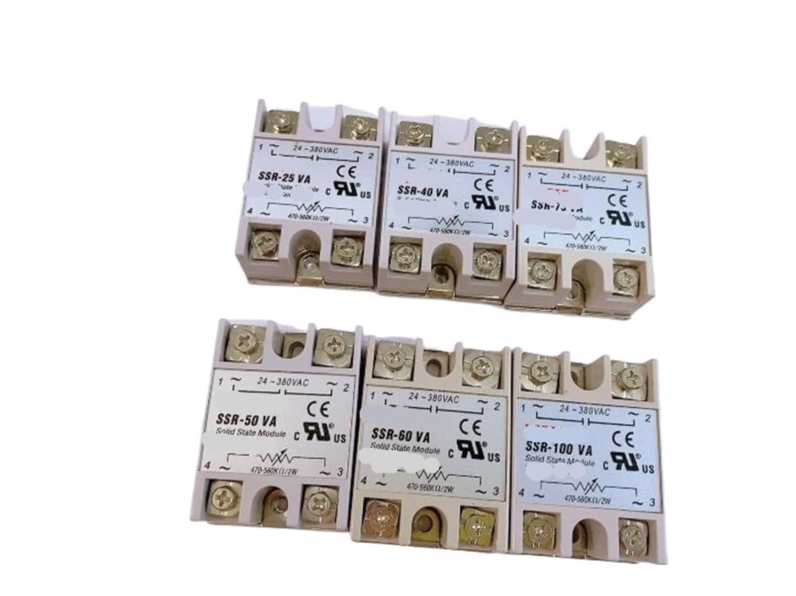 SSR-40VA relais statique 24-380V CA commutation silencieuse sans usure