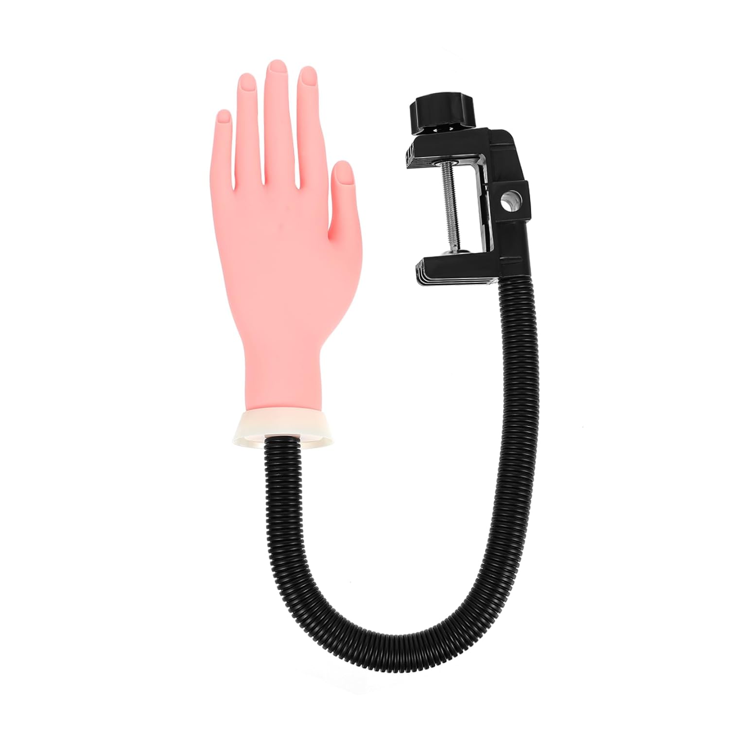 VICASKY Flexible Nail Practice Hand Model Bendable Manicure Training Tool for Nail Art Fake Hand for Professional and Home Use Includes