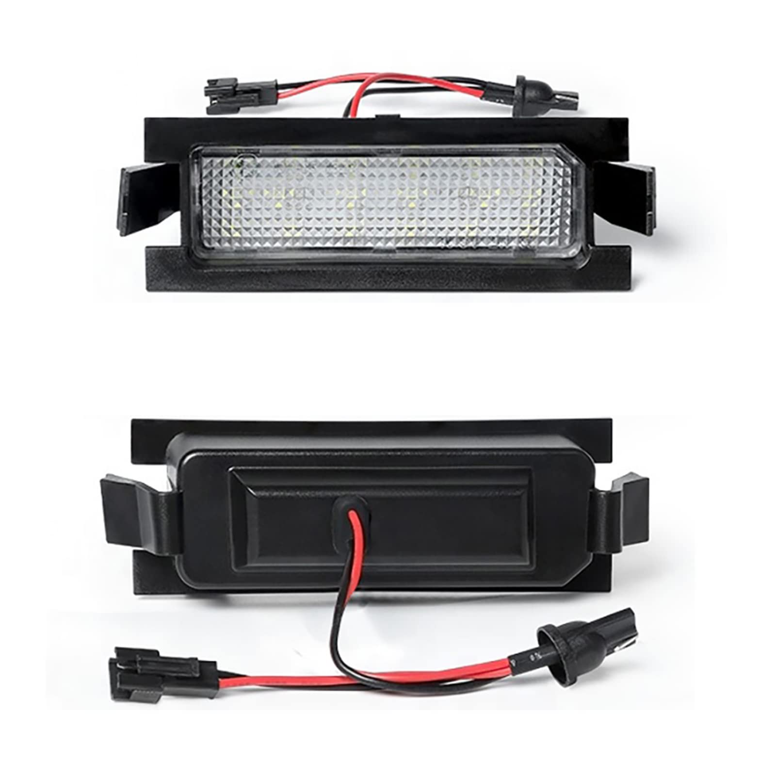 Luz de la placa del auto 2 Uds Luz - Para Matrícula De Coche Canbus Sin Error Para I30 Accent Elantra GT Hatchback Para PRO Ceed 6500K Lámpara Blanca