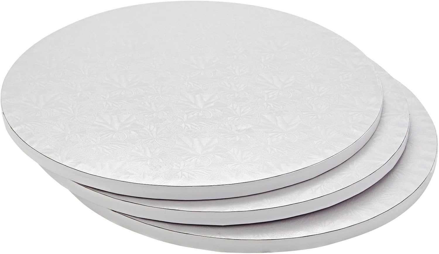 Juvale 14-Inch Round Cake Drums - Sturdy Base Support & 14-Inch Cake Boards - Disposable Cleanup & Baking Supplies - Pack of 3, 14 in