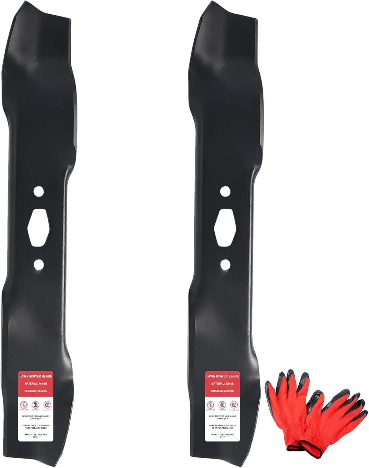 Podoy 742P05535 Mower Blades 2 Pack Compatible with MTD Craftsman Troy Bilt T100 T85 Pony 36T 36-Inch 742-05535 742P05535 CMXGZAM110190 with 42-Inch Decks