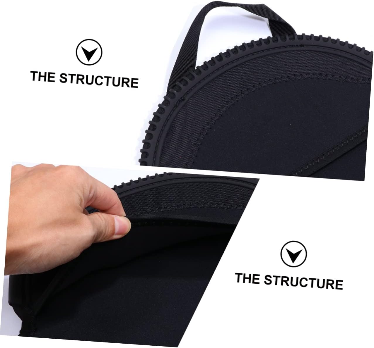 Mipcase Snowboard Cover Bag for Convenient Storage Protective Ski Gear Case for Black Design for Scratch and Dirt Resistance