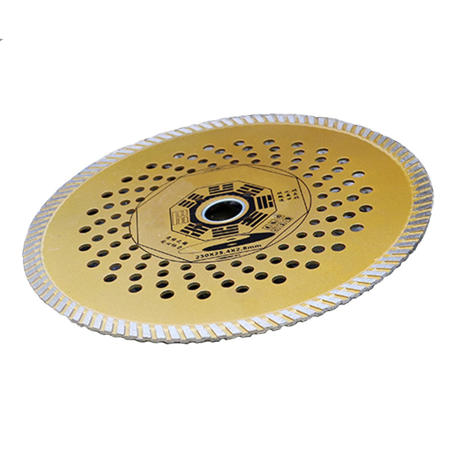 Diamentowa tarcza szlifierska, 9 cali 230 mm * 25,4 * 2,8 Ultracienka diamentowa tarcza tnąca do marmuru Tarcza tnąca do płytek ceramicznych Tarcza diamentowa do cięcia na sucho i mokro MX0