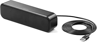 サンワダイレクト PCスピーカー USB 小型 最大6W出力 ケーブル長2m パソコン スピーカー 有線 400-SP109