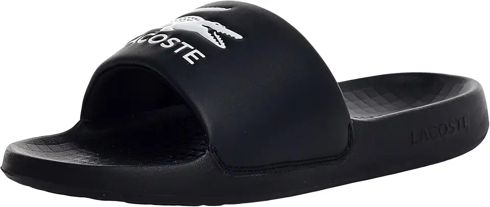 Lacoste Serve Slide Sandals Black