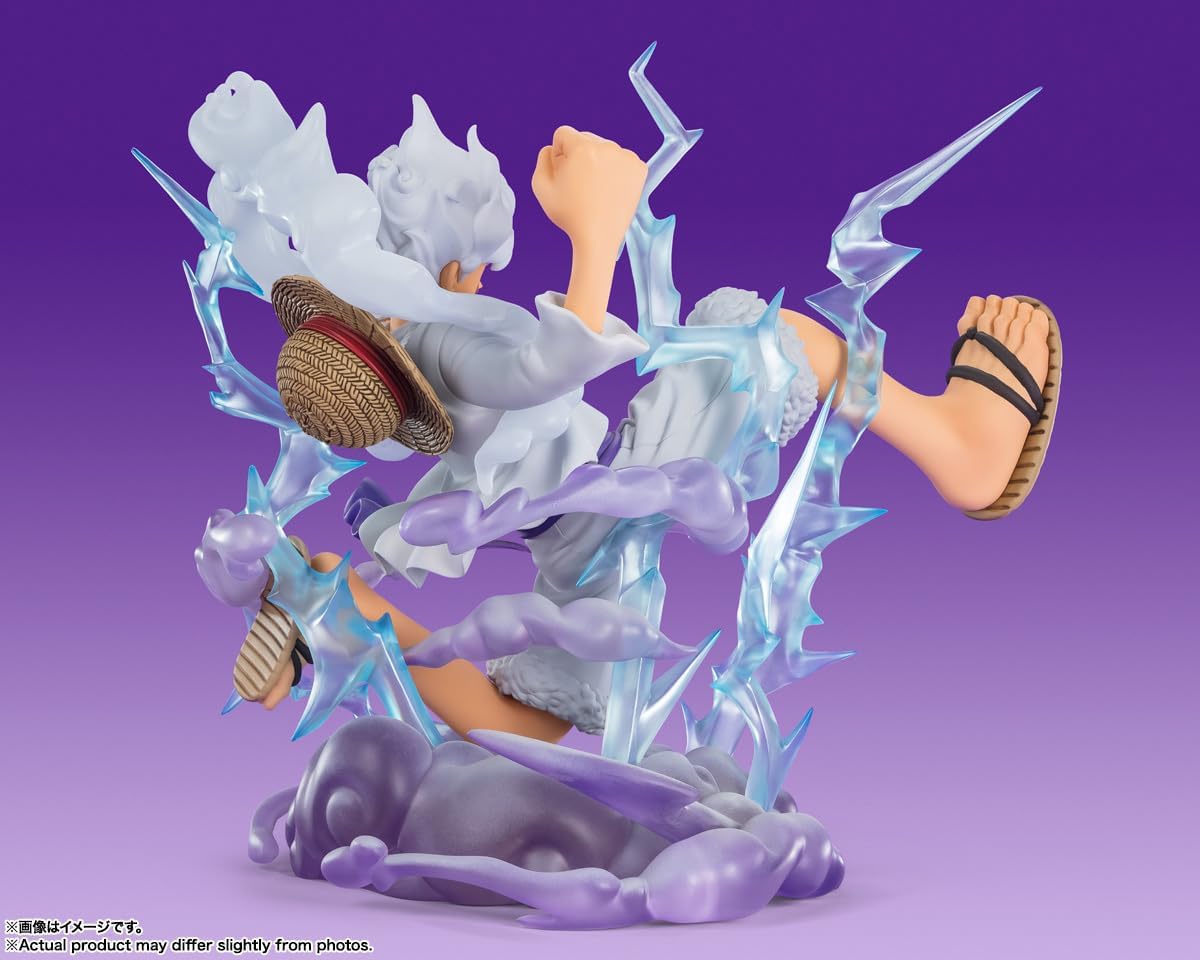 TAMASHII NATIONS - One Piece - [Extra Battle] Monkey D. Luffy -Gear 5 Gigant-, Bandai Spirits FiguartsZERO Collectible Figure