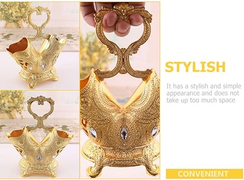 Miniatura 7 de Zerodeko Estante de almacenamiento de tenedor de cuchillos de metal para fiestas, utensilios para cubiertos, soporte organizador de encimera