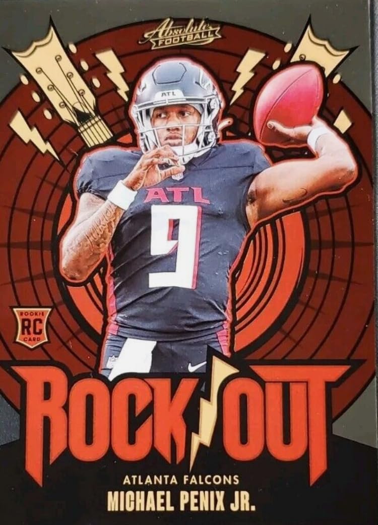 Amazon.com: 2024 Panini Absolute Michael Penix Jr #RO-MPJ Rock Out