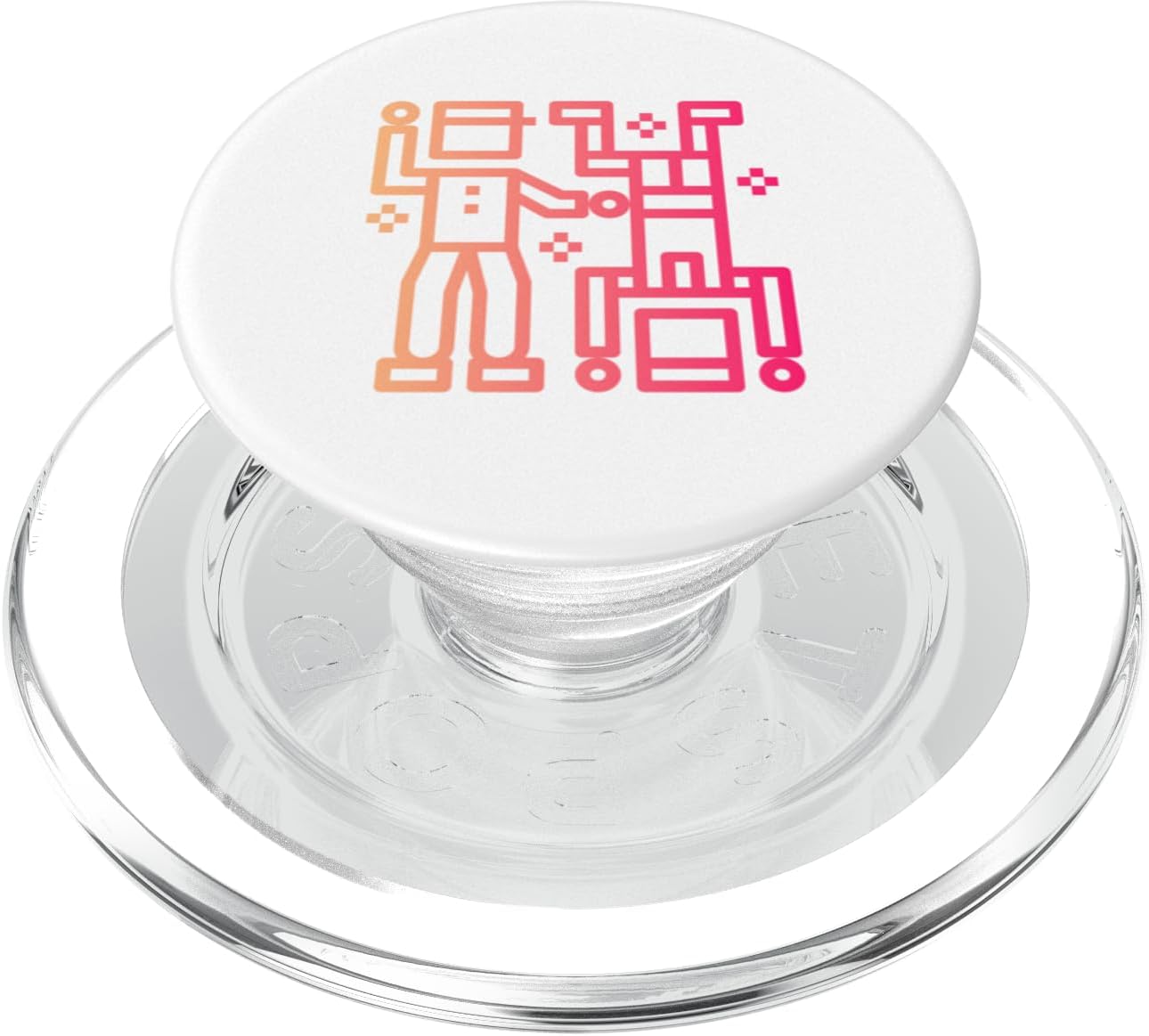 Dancing Robot Dance Party Machine PopSockets MagSafe PopGrip for iPhone