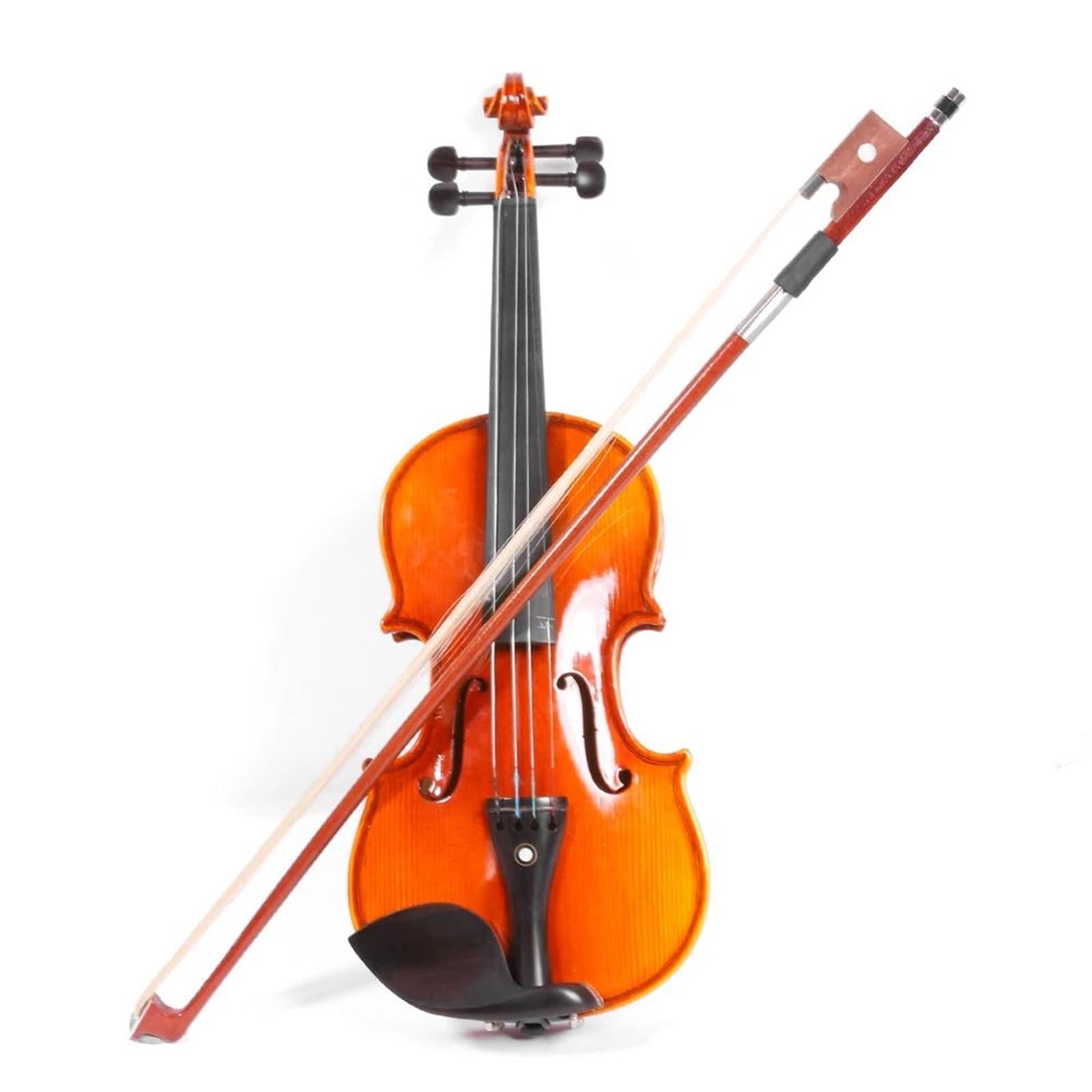 Arcos De Violín Profesionales Arco De Violín Natural Madera Accesorios Instrumentos Cuerda Práctica Vintage(1 4)