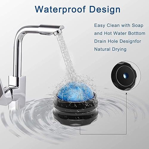 Miniatura 5 de Everjoys Juego de rodillos de bola de masaje hielo frío y caliente para el tejido profundo y el dolor muscular para aliviar la rigidez y el estrés,