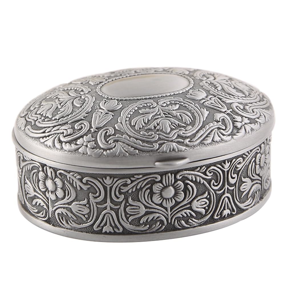 Boîte à bijoux vintage créative en velours et bois pour bague de mariage