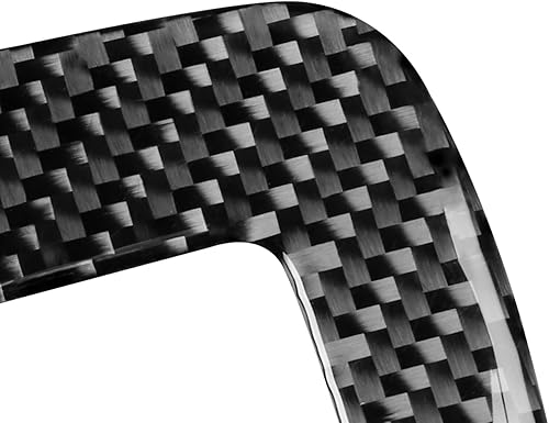 Miniatura 7 de Caja de cambios de coche, panel de control central, adhesivo de fibra de carbono real para interior de coche compatible con Subaru Impreza 2012 2013