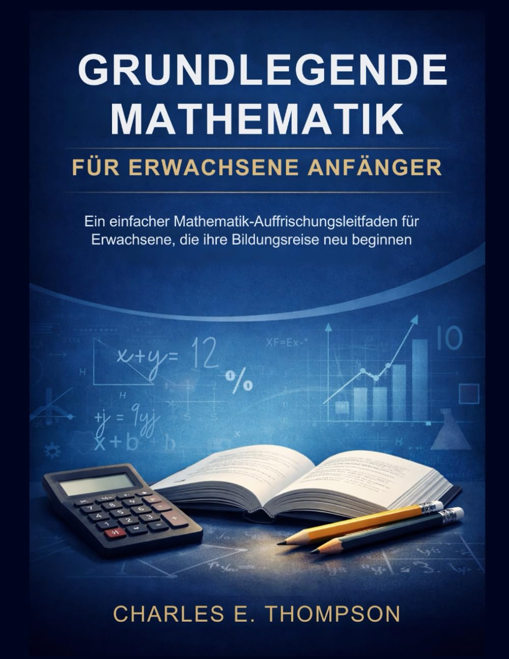 GRUNDLEGENDE MATHEMATIK FÜR ERWACHSENE ANFÄNGER: Ein einfacher Mathematik-Auffrischungsleitfaden für Erwachsene, die ihre Bildungsreise neu beginnen