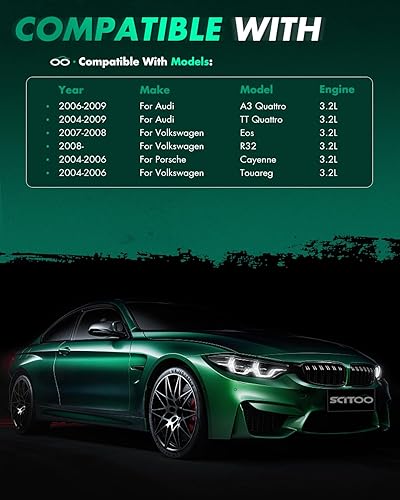 Miniatura 7 de SCITOO 6 bobinas de encendido con 6 bujías de iridio para Porsche TT A3 EOS Cayenne C1466 UF531