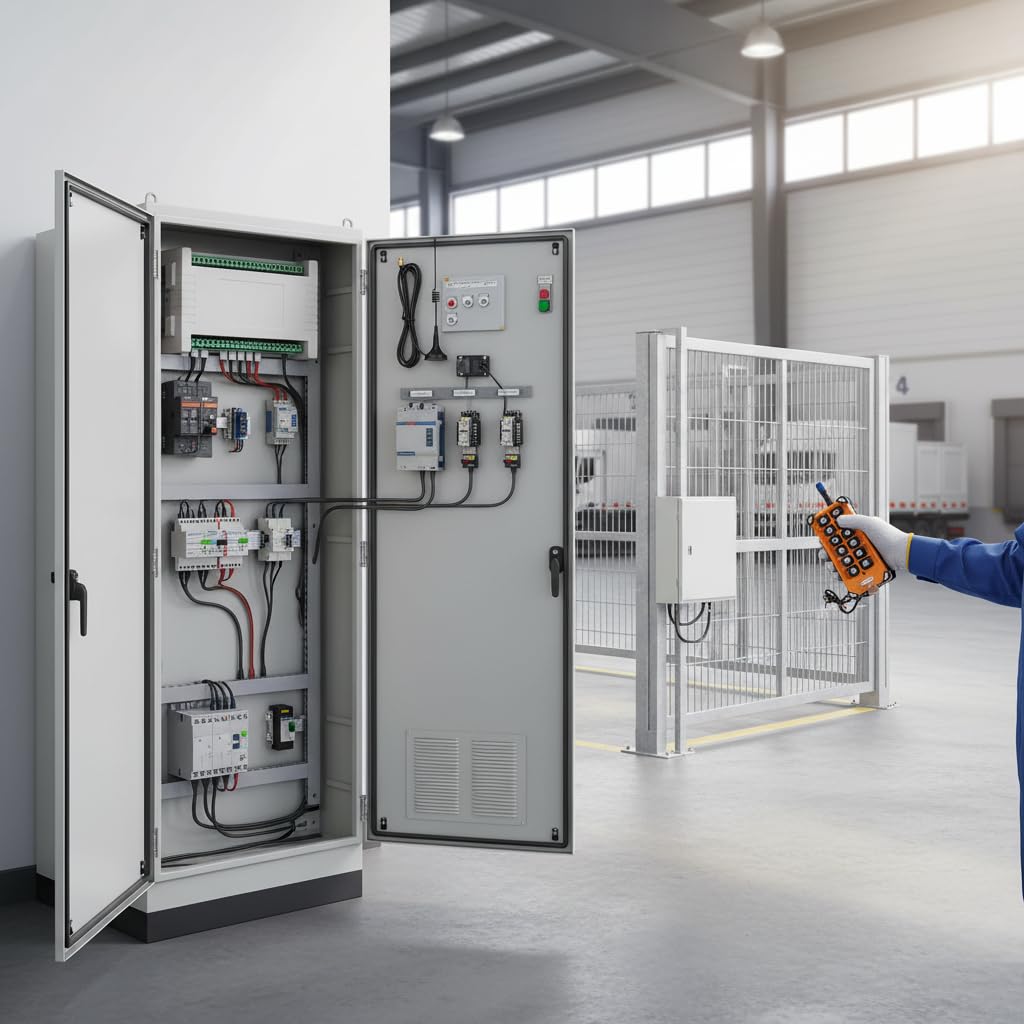 Kit 12 Botones Control Remoto con Relé Industrial Codificación Decodificación Alta Precisión para Automatización Fábrica Sistema Seguro