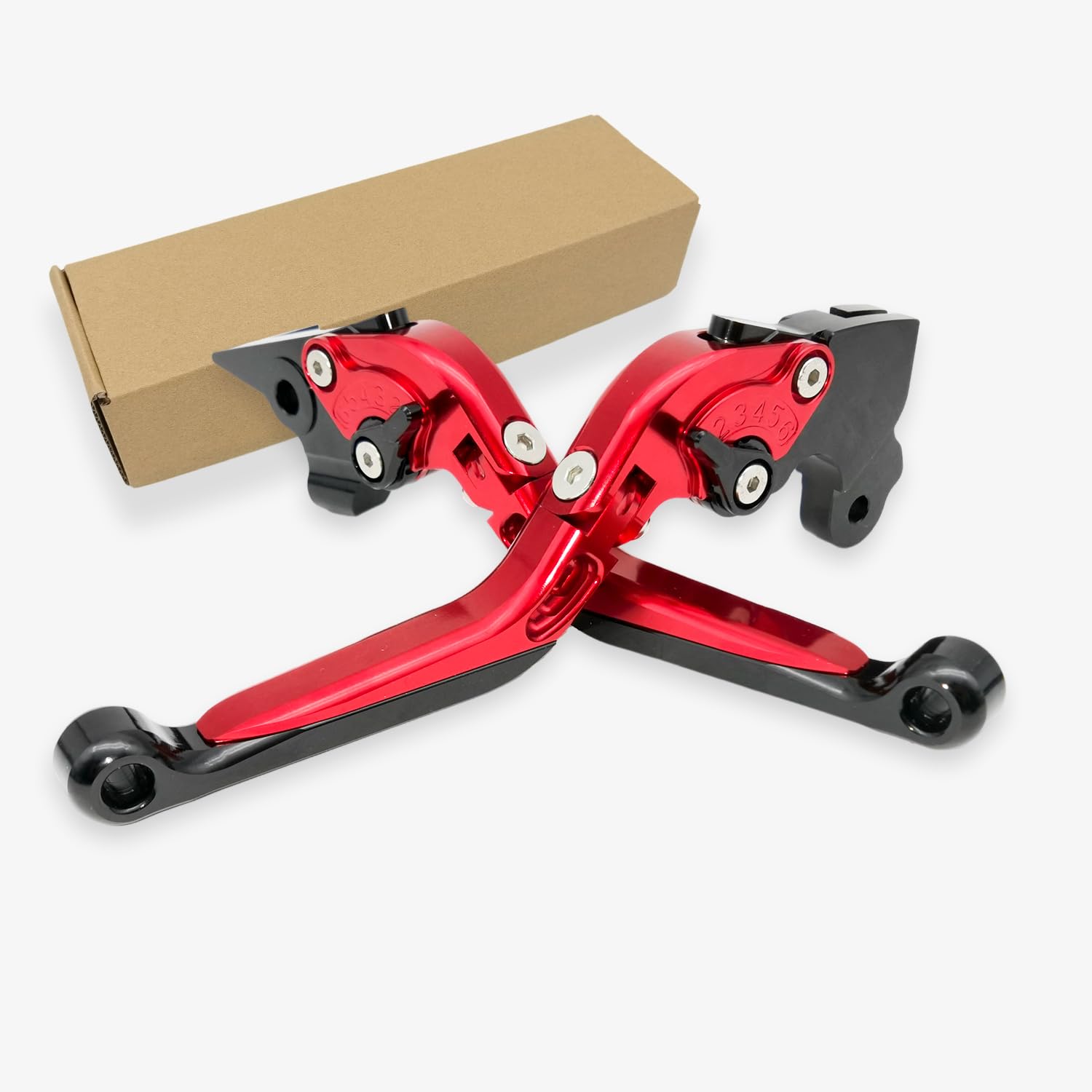 Motorcycle Brake Clutch Levers Compatible with Benelli Leoncino 500 LeonineX 2016-2020,Trail 500,Jinpeng 502 TRK502 TRK 502 ADV All Year, TNT25 BJ250 (RED Black)