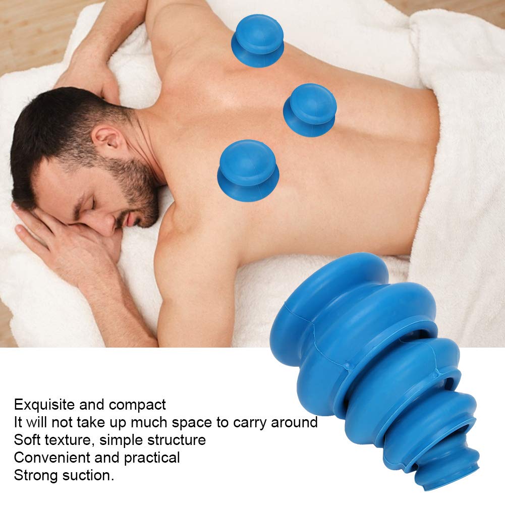 FOOJO Ventosas de Silicona, Juego de Terapia de ventosas Profesional, Terapia Corporal de Silicona, ventosas de Masaje, Alivio del Dolor en el hogar, Juego de ventosas de succión al vacío