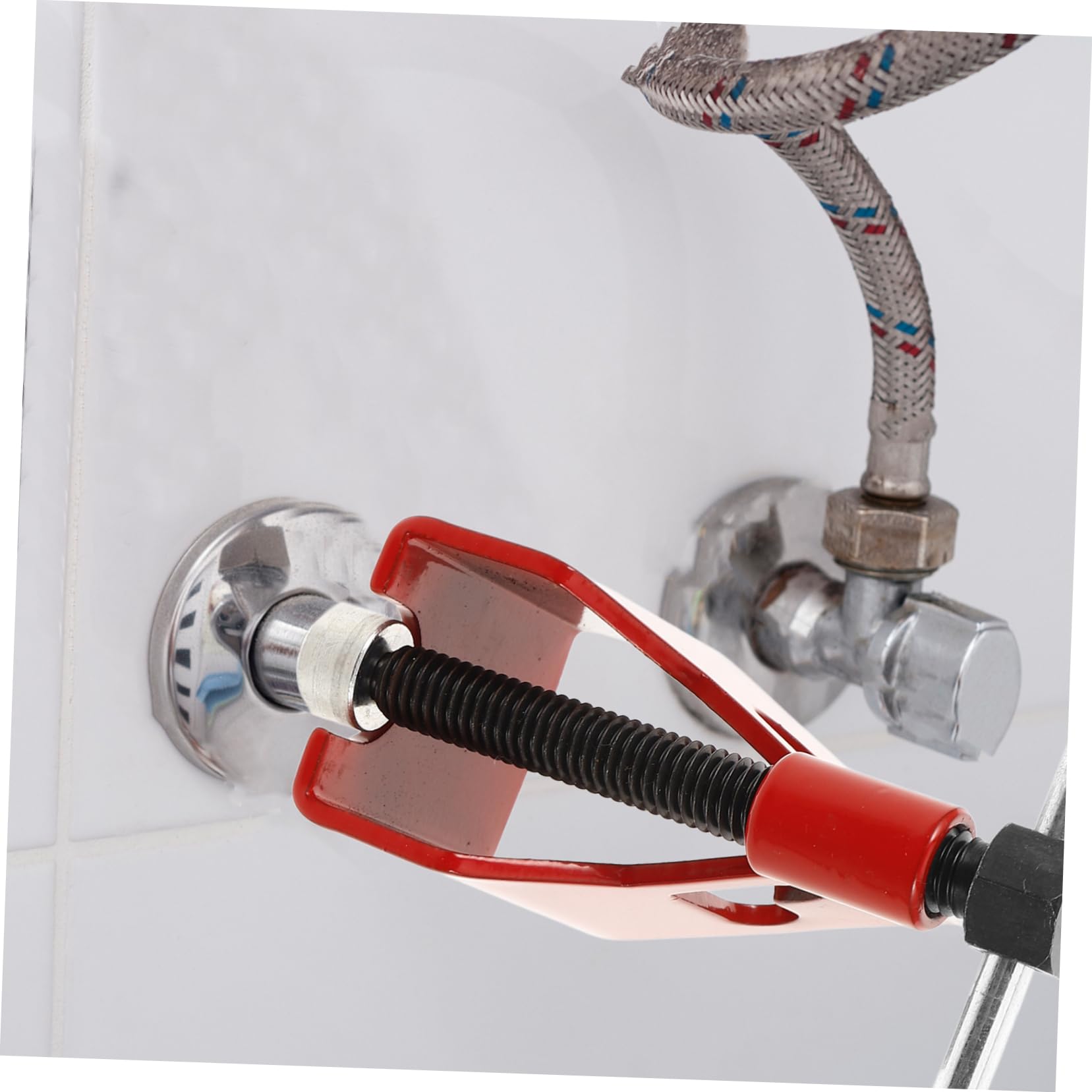 Amosfun Kompressionshülsen Abzieher aus Metall Rotes Sanitärwerkzeug zum Entfernen von Kompressionsringen Langlebig für Professionellen Einsatz