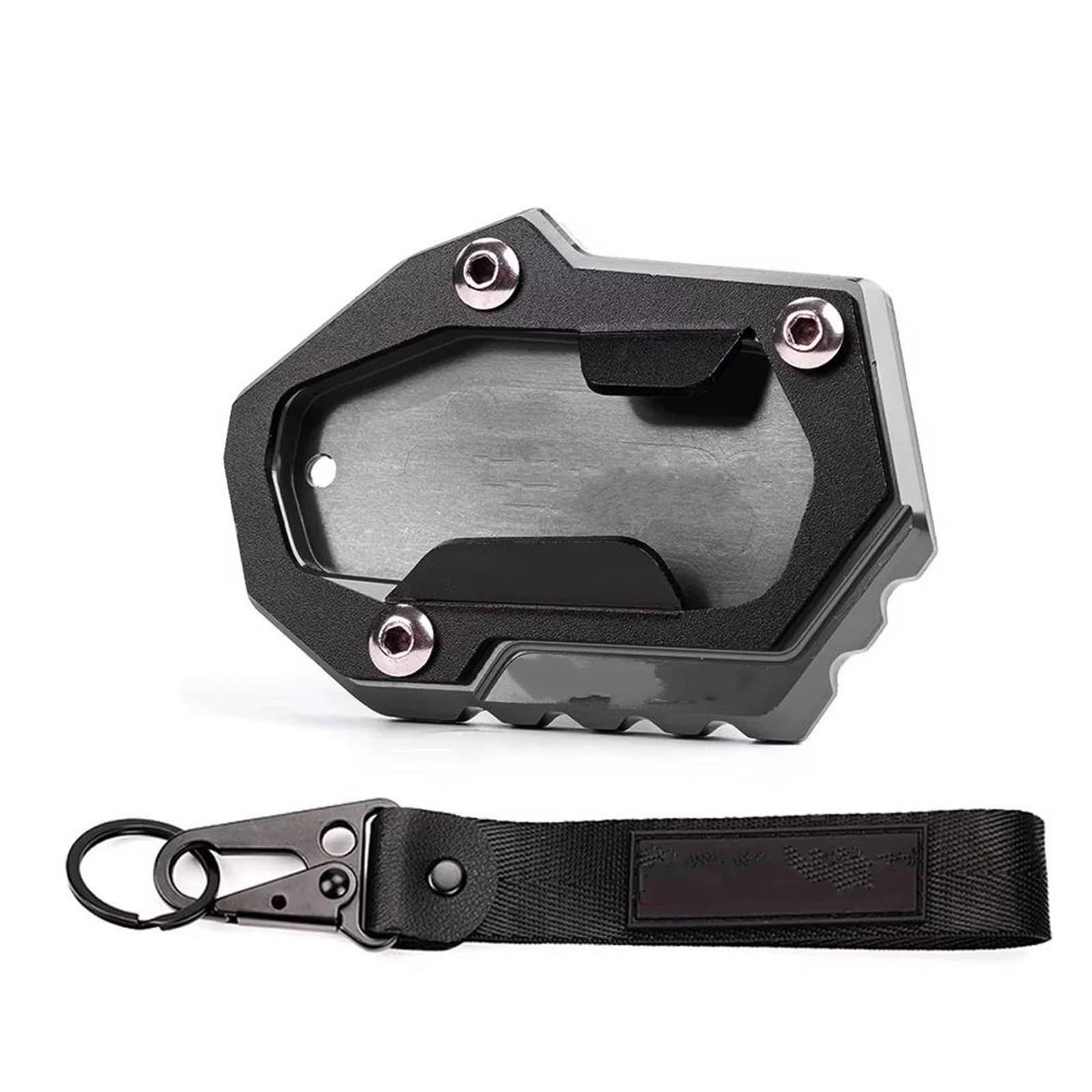 Extension béquille latérale R1300GS 2024 gris et porte-clés moto