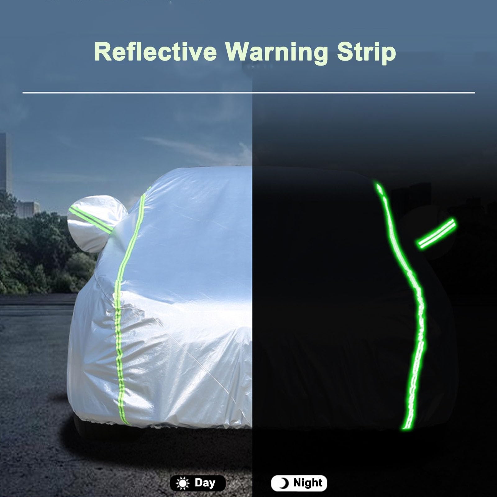 Fundas Coche Exterior Impermeable para Ford Focus Sedan, Funda Protectora para Coche sin Garaje, Alta Elasticidad, Anti-UV Resistente Al Polvo Lluvia Nieve