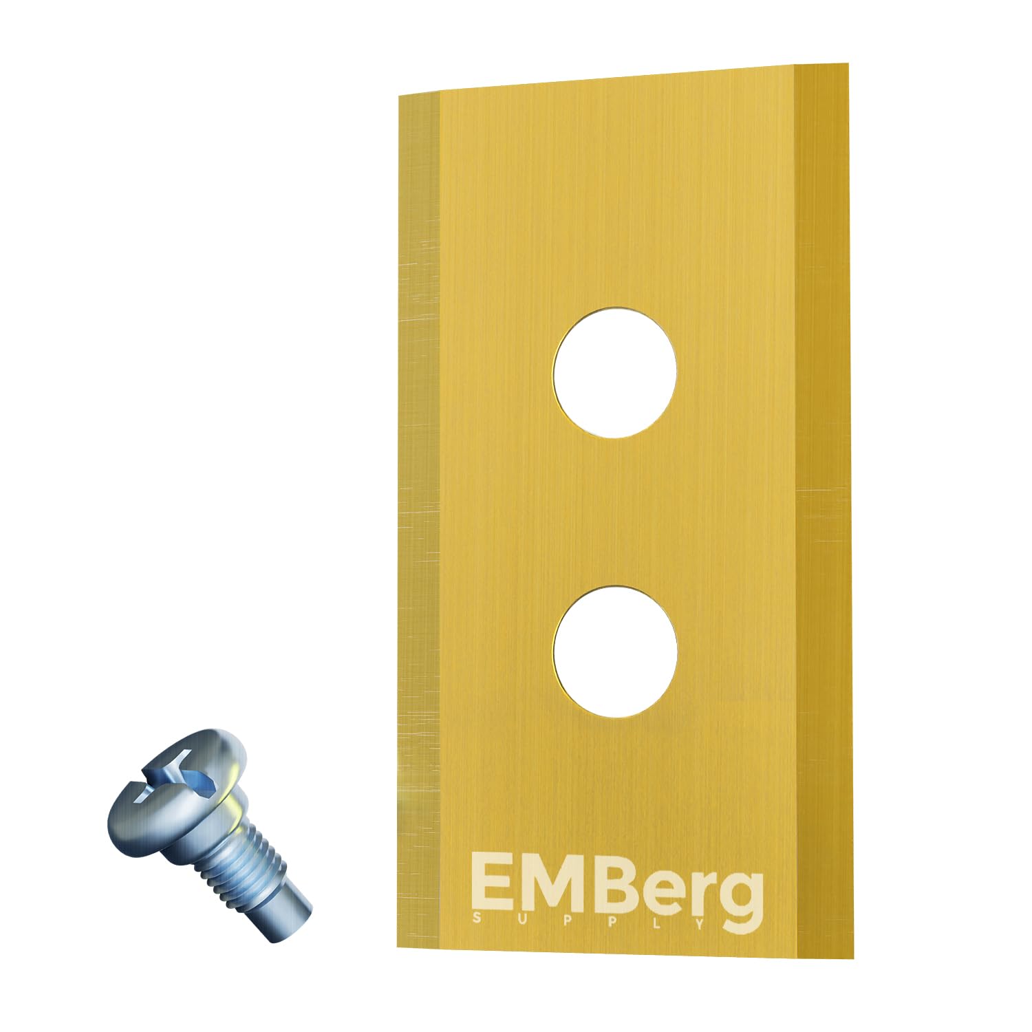 EMBergSupply EMBerg Luba Blade (Edelstahl) Mähroboter Klinge (48, für Luba - Doppelloch) für Mammotion Endurance Ersatzklingen Mähroboter, passend für AWD 5000, 3000, 1000 (6 Sets, 48 Klingen)
