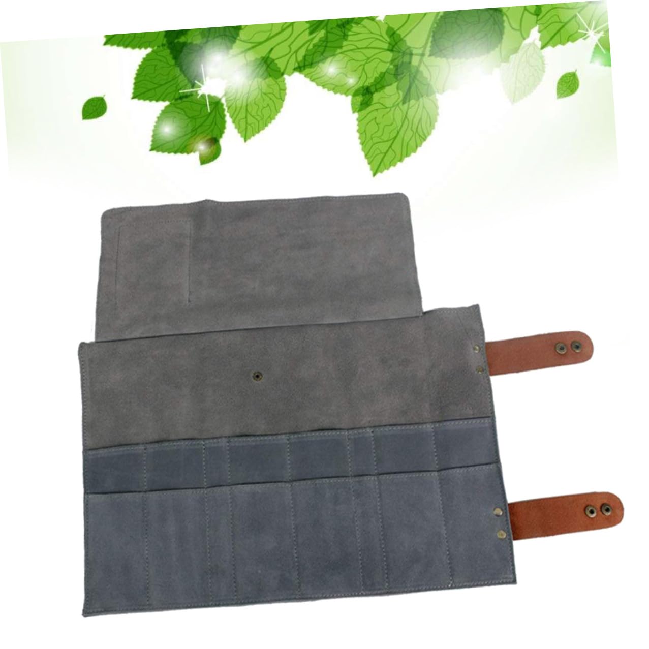 Cabilock Borsa da in Pelle Slot per Forbici e Pettini Organizer Professionale per Strumenti da Parrucchiere Rotolabile e Compatta Regalo per Parrucchieri e Saloni di Bellezza