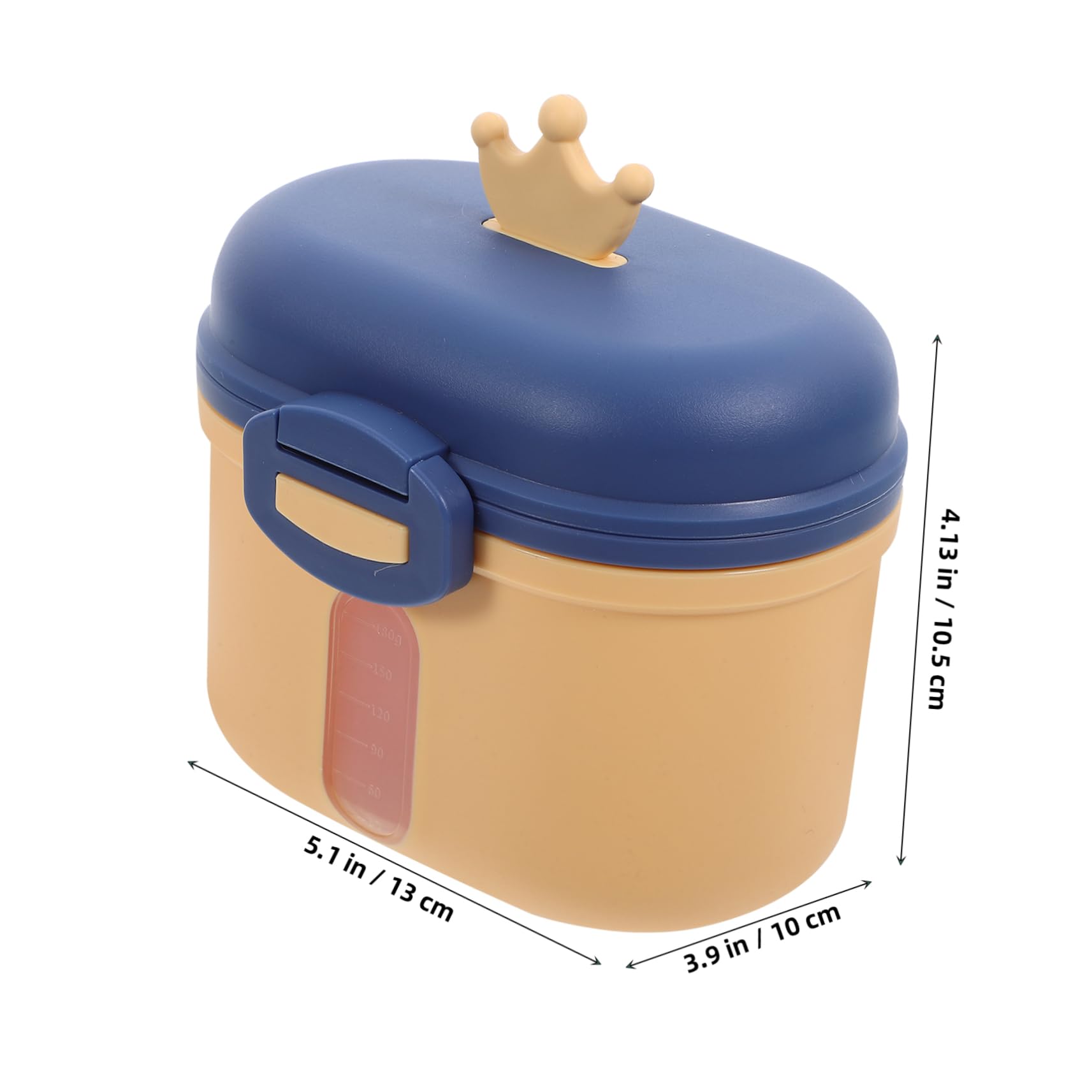 ERINGOGO Portable Milk Powder Storage Container Outdoor Formula Dispenser with Inner Scoop for Food Travel Friendly Food Holder Durable and Reusable Design