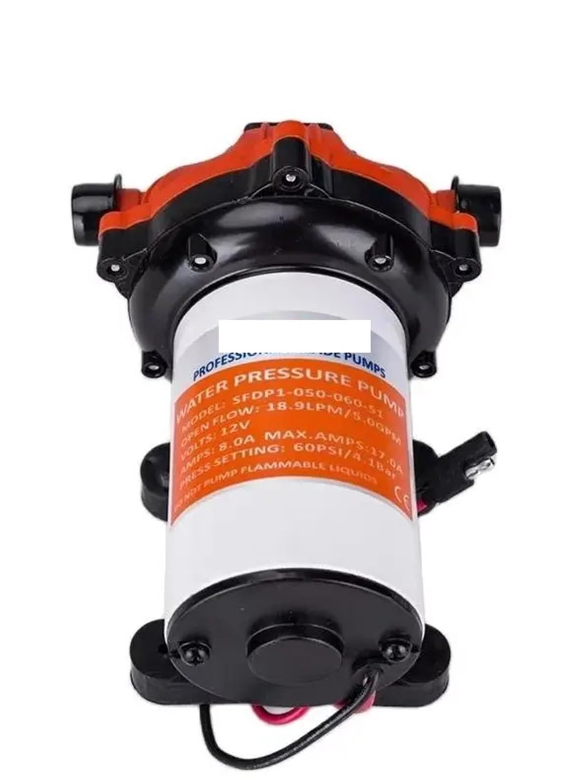 JVDDI 51 Series Water Pump Diaphragm RV Yacht Boat Car Wash Boosting Self Suction(Onecolor)