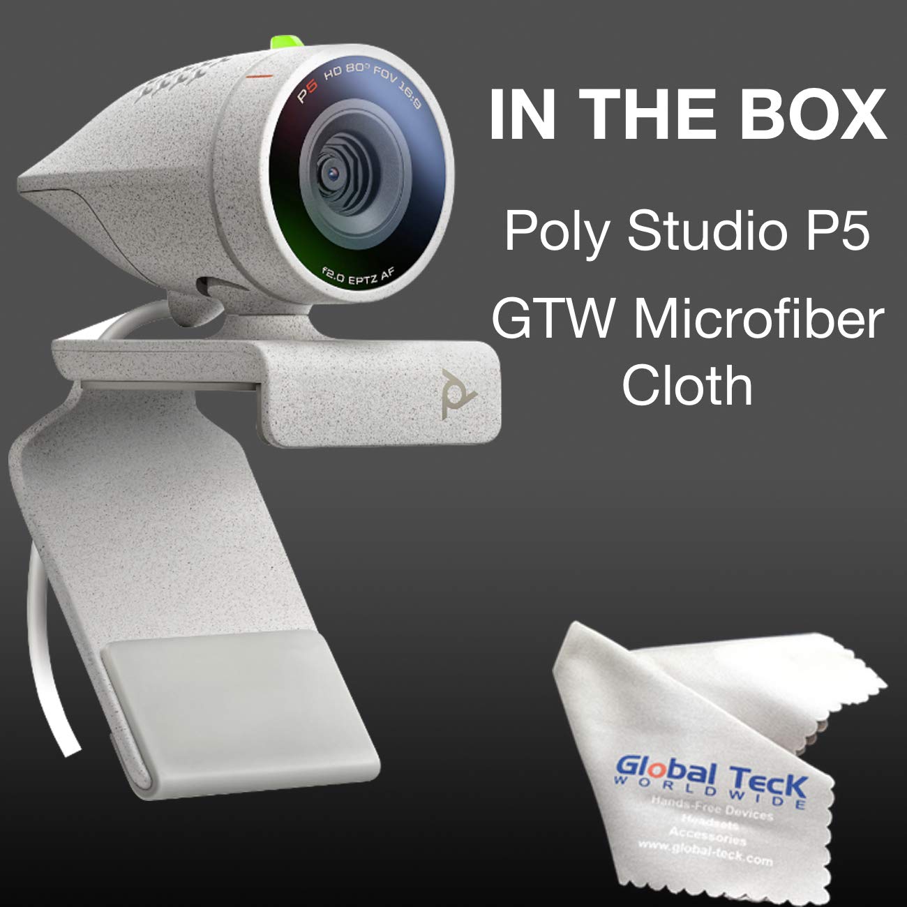 GTW Bundle Poly Studio P 5 Webcam-Professional Web Camera